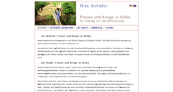 Desktop Screenshot of frauen-und-kriege-afrika.de